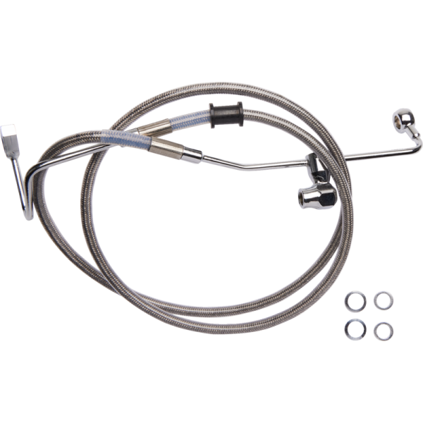 (image for) Drag Specialties Clear Coated Brake Line Kit 1741-6334