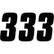 (image for) Factory Numbers - 4" Black - No. 3