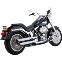 (image for) 3" Twin Slash Slip-On Muffler Chrome
