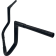 (image for) EZ Install 1 1/4" Flat Top Handlebar Gloss Black 12" Rise
