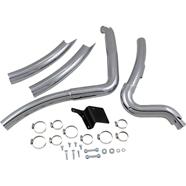 Vance & Hines Big Radius 2-Into-2, Chrome