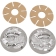 (image for) Drag Specialties 'Live To Ride' Gas Cap Covers