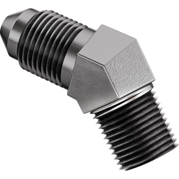 (image for) Goodridge Polished Stainless 45° -3 to 1/8" NPT Fitting