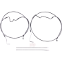 (image for) Lower Brake Line Kit - Black Pearl +4
