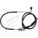 (image for) Black Vinyl-Coated Rear Brake Line Kit 1741-6353