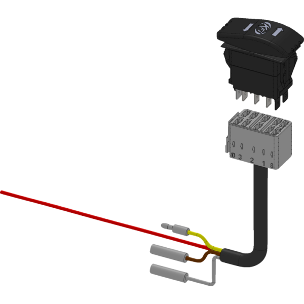 KFI PRODUCTS KFI Plow Actuator Backlit Dash Rocker Switch