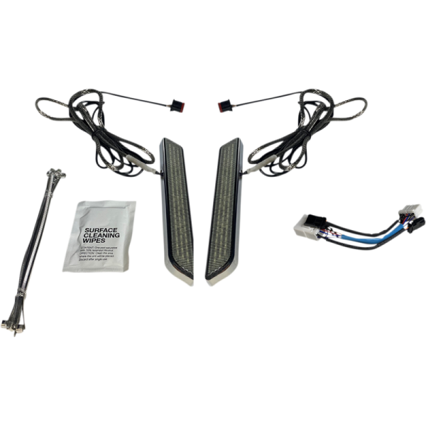 (image for) Custom Dynamics Smoke lens, chrome finish (99-13 Touring)