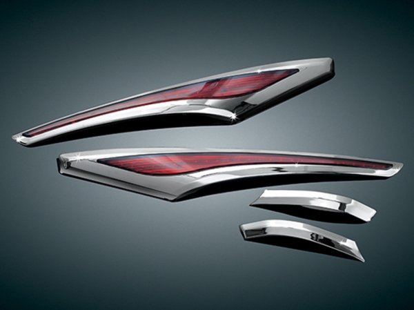 Kuryakyn LED Saddlebag Accent Swoops for Honda GL1800 Gold Wing & F6B