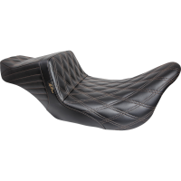 (image for) Le Pera Tailwhip Double Diamond Seat w/ Chestnut Thread