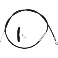 (image for) Drag Specialties Black Vinyl High Efficiency Clutch Cable - 0652-1439