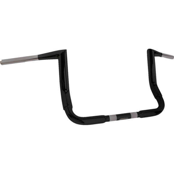 (image for) Khrome Werks 1 1/2" Buck 50 Handlebar - Gloss Black, 9 3/4" End Rise