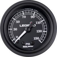 (image for) Legend Backlit PSI Gauge Black