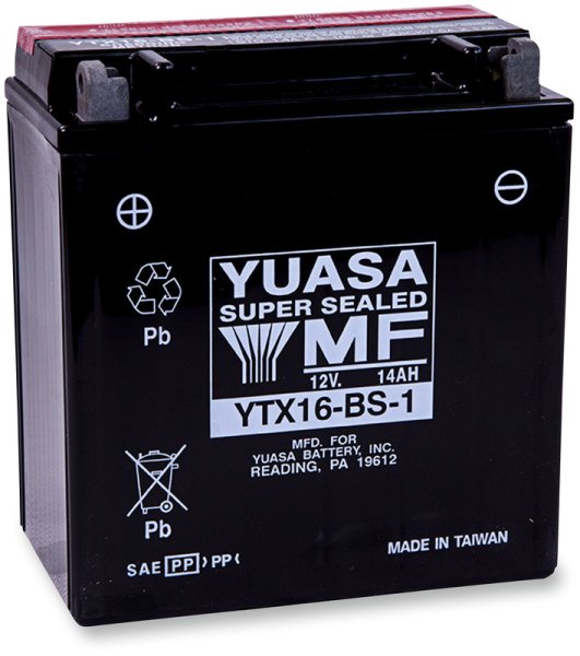 (image for) Yuasa AGM Maintenance-Free Battery for Suzuki VL1500 Intruder, C90/T 98-09