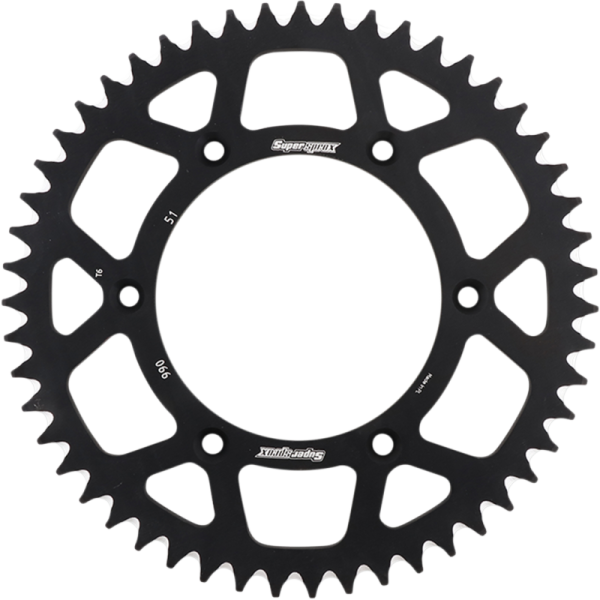 (image for) Supersprox Rear Sprocket - 51T (Aluminum/black)