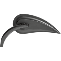 (image for) Rad III Mirror W/ Die-Cast Stems - Left, Black