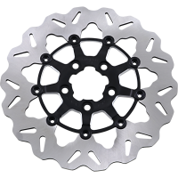 (image for) Full-floating Rear Rotor, Black/Machined Carrier