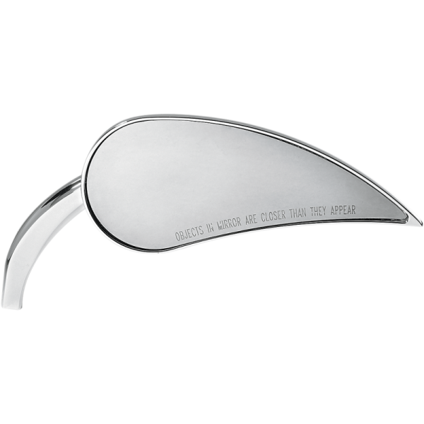 (image for) Arlen Ness Rad III Mirror W/ Die-Cast Stems - Right, Chrome