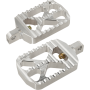 (image for) Joker Machine Bear Claw Male Mount Footpegs, Raw Aluminum