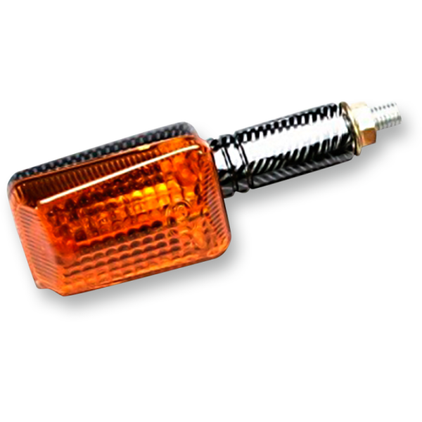 (image for) K&S TECHNOLOGIES Carbon Long-Stem Mini-Stalk Marker Light - Amber Lens