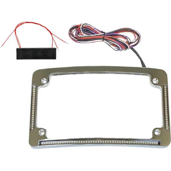 (image for) Custom Dynamics Radius License Plate Frame Chrome