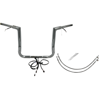 (image for) Flat Top Handlebar Kit - 14" Rise - Chrome