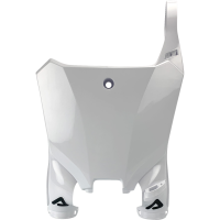 (image for) Acerbis Raptor Front Number Plate - Honda CRF250R 22-23, CRF250RX 22-23, CRF450R/RX 21-23 - White