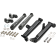 (image for) Black Extended Length Frame-Mounted Highway Peg Mounts