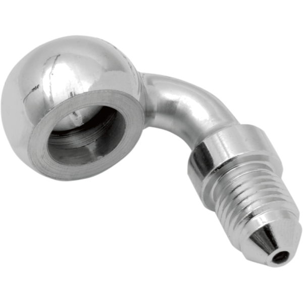 (image for) Drag Specialties Chrome Fitting 3/8"/10 mm banjo x AN-3 male 90°