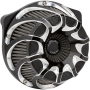 (image for) Arlen Ness Inverted Series Air Cleaner Kit - Drift, black anodized