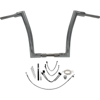 (image for) Fat Baggers Flat Top EZ Install Handlebar 14" Chrome