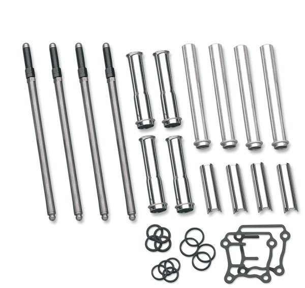 S&S CYCLE S&S Adjustable or Quickee Pushrod Kits with Cover Kits