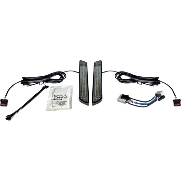 (image for) Custom Dynamics Smoke lens, black finish (99-13 Touring)