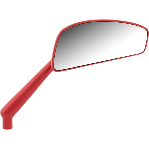 (image for) Arlen Ness Tearchop Mirror, Red anodized, right
