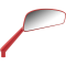 (image for) Tearchop Mirror, Red anodized, right