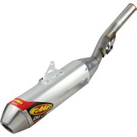 (image for) FMF Q4 Hex Spark Arrestor Slip-On Muffler - Yamaha YZ250FX
