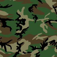(image for) Cotton Bandanna - Woodland camouflage