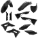(image for) Acerbis Replacement Plastic Full Kit - Black
