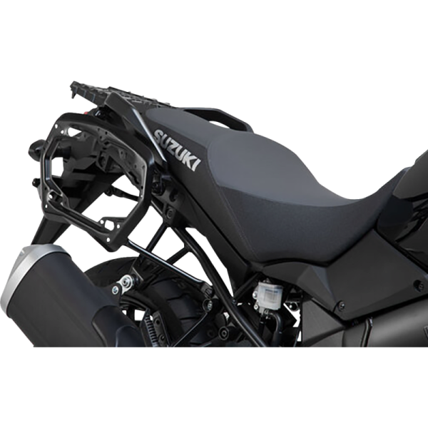 (image for) SW-MOTECH TRAX ADV Side Case Set - Suzuki DL1000 V-Strom 1000 14-19, 45/45 L, Black