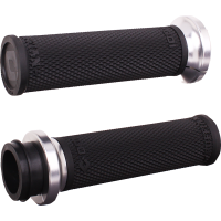 (image for) Ruffian Lock-On™ Grips - Black/Silver