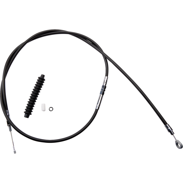 (image for) Drag Specialties High Efficiency Black Vinyl Clutch Cable (Custom Length)