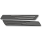 (image for) Saddlebag Hinge Inserts Black