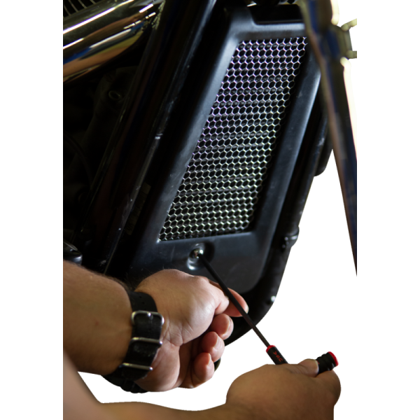 (image for) Klock Werks Oil Cooler Guard Black (Softail)