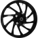 (image for) Hurricane Precision-Cast 3D Front Wheel - Solid Black