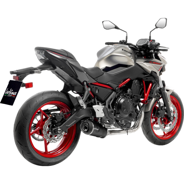 (image for) LEOVINCE LV ONE EVO Black stainless steel Exhaust for KAWASAKI Ninja 650/Versys 650/Z650/Z650 RS 21-23