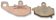 (image for) DP Brakes Standard Rear Brake Pad for Kawasaki ZX-9R 02-03
