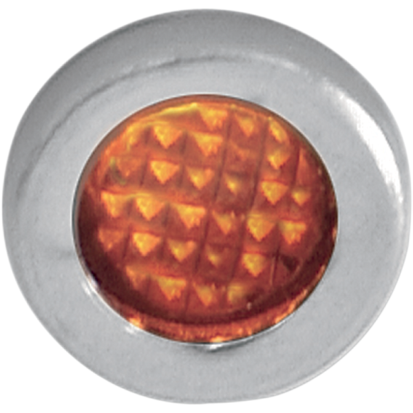 (image for) Drag Specialties Amber Indicator Light (Stainless Bezel)