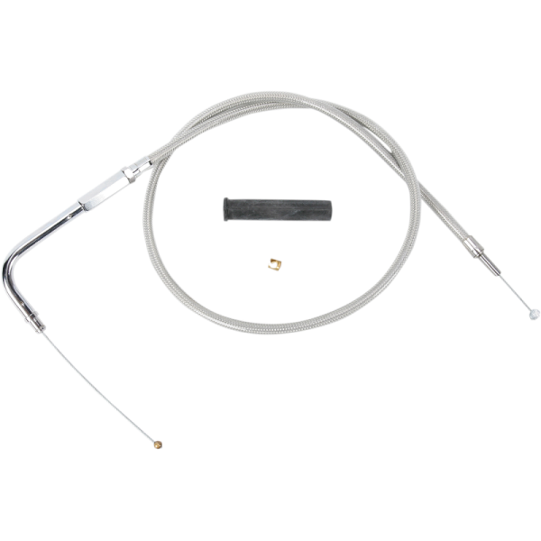 (image for) Drag Specialties Braided Throttle Cable (Custom Length 36 3/4")