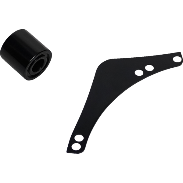 (image for) Arlen Ness Left Replacement Breather Bolt Cover Plate (Black)