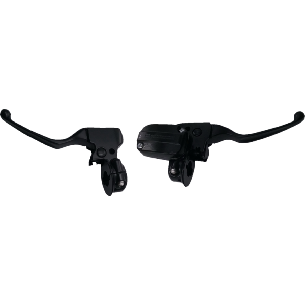 (image for) Drag Specialties Black Brake/Mechanical Clutch Control Kit