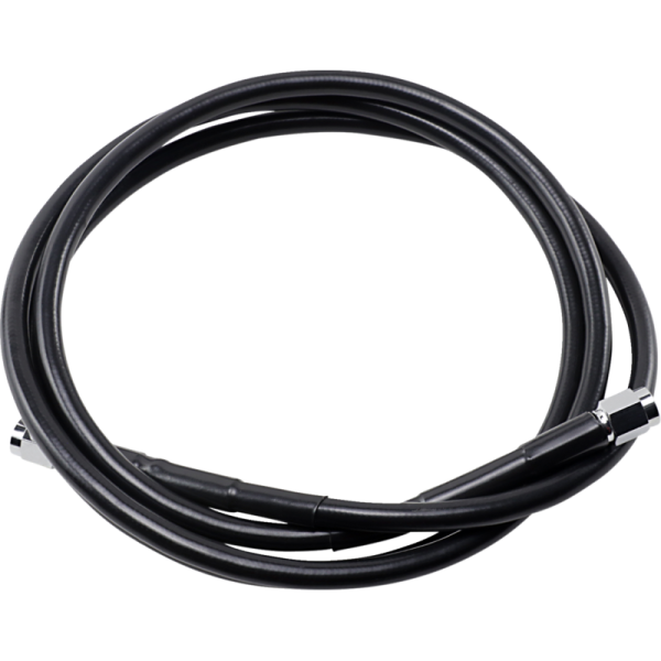 (image for) Drag Specialties Black Vinyl-Coated Stainless Steel Brake Line 64"